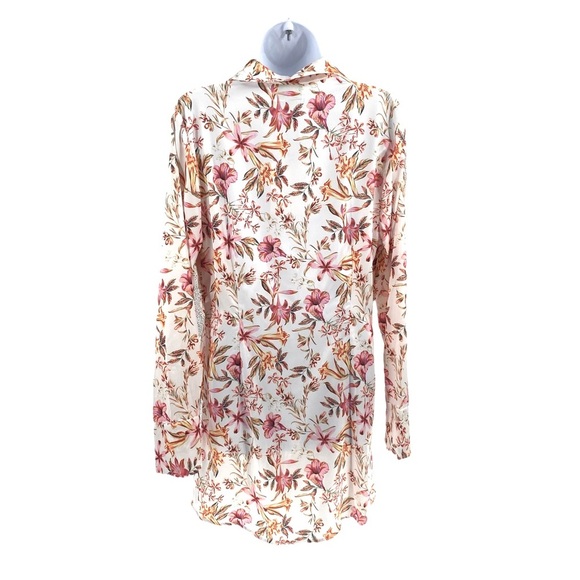 Runaway The Label | NEW Ruby Alani Front Tie Mini Dress in White Floral Size XL - Picture 8 of 13